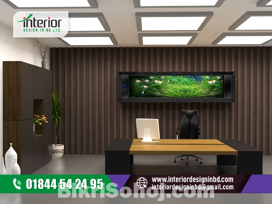 CEO Room Interior Design In Bangladesh